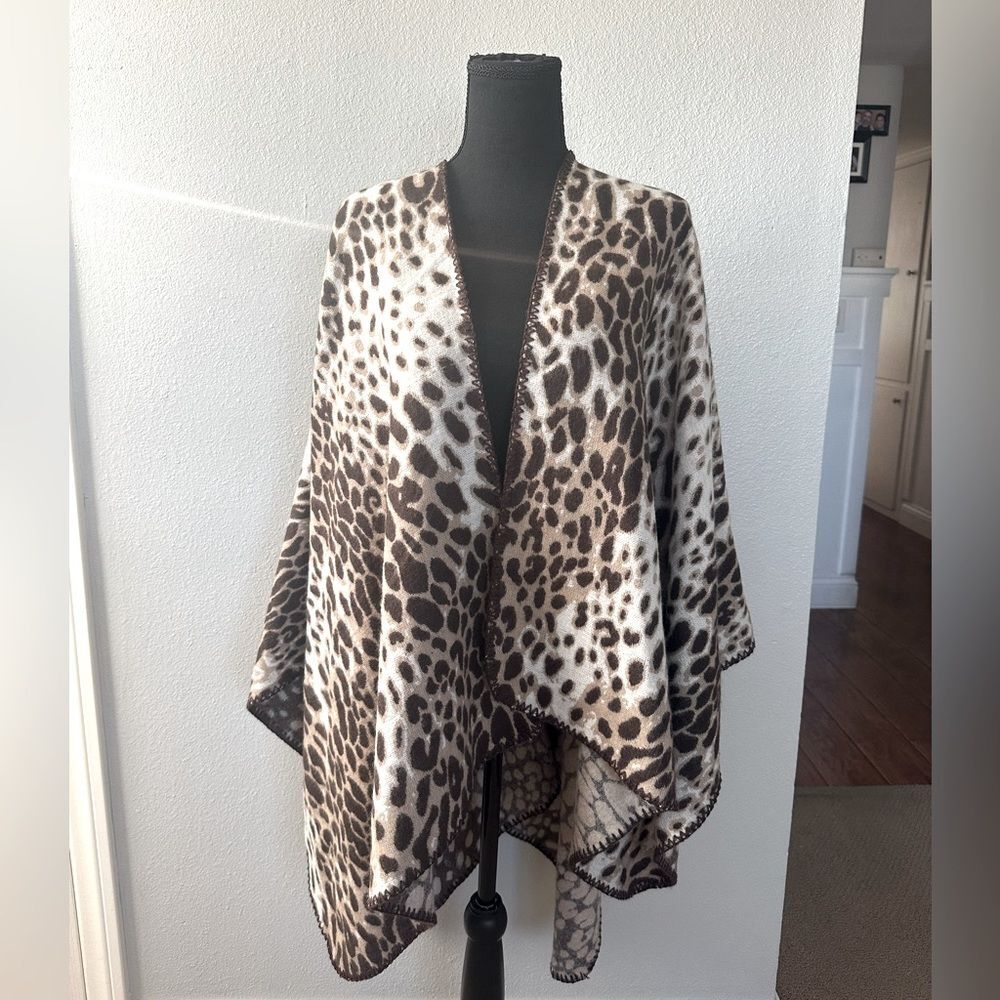 Ann Taylor Leopard Print Wrap